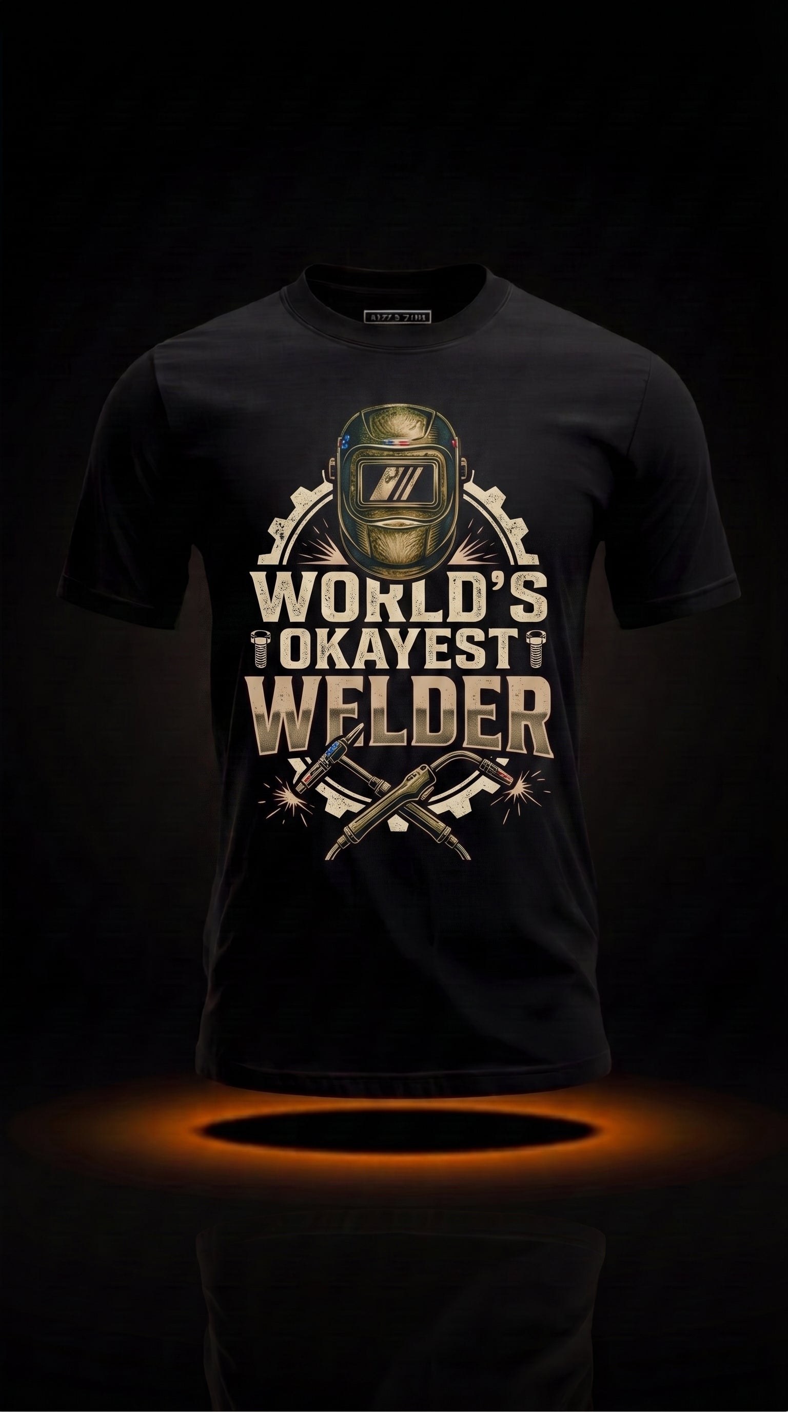 World's Okayest Welder T-Shirt | Funny Welder Gift