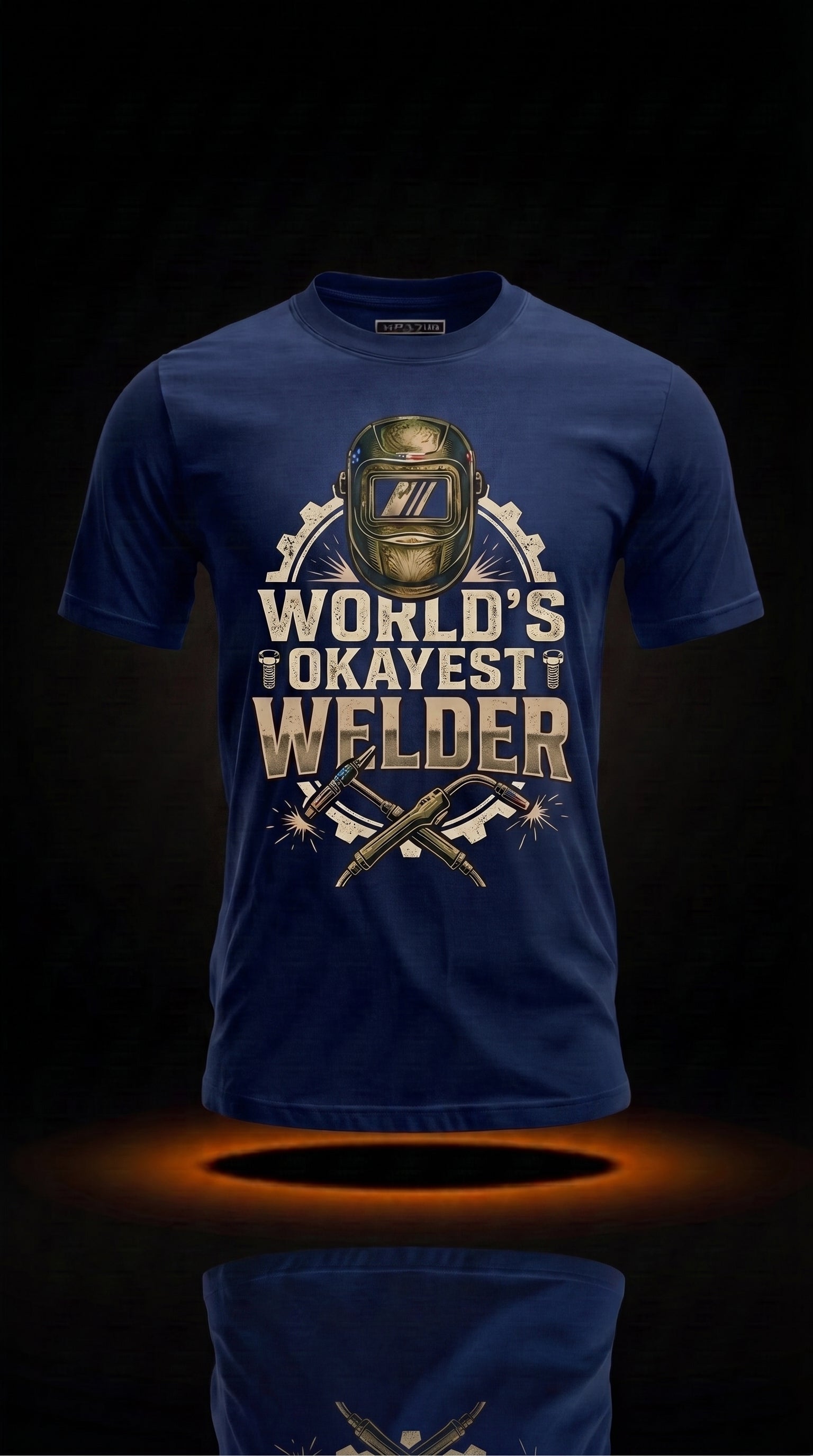 World's Okayest Welder T-Shirt | Funny Welder Gift