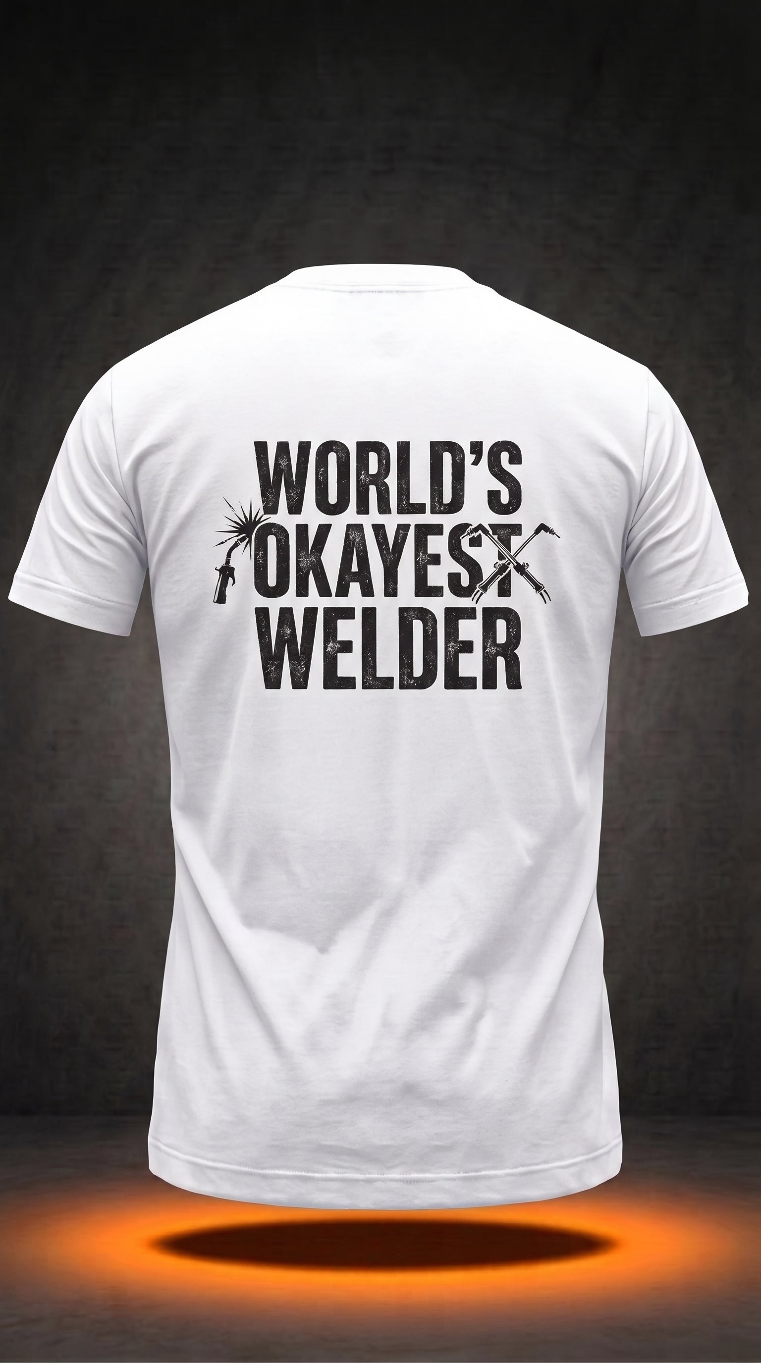 World's Okayest Welder T-Shirt | Funny Welder Gift