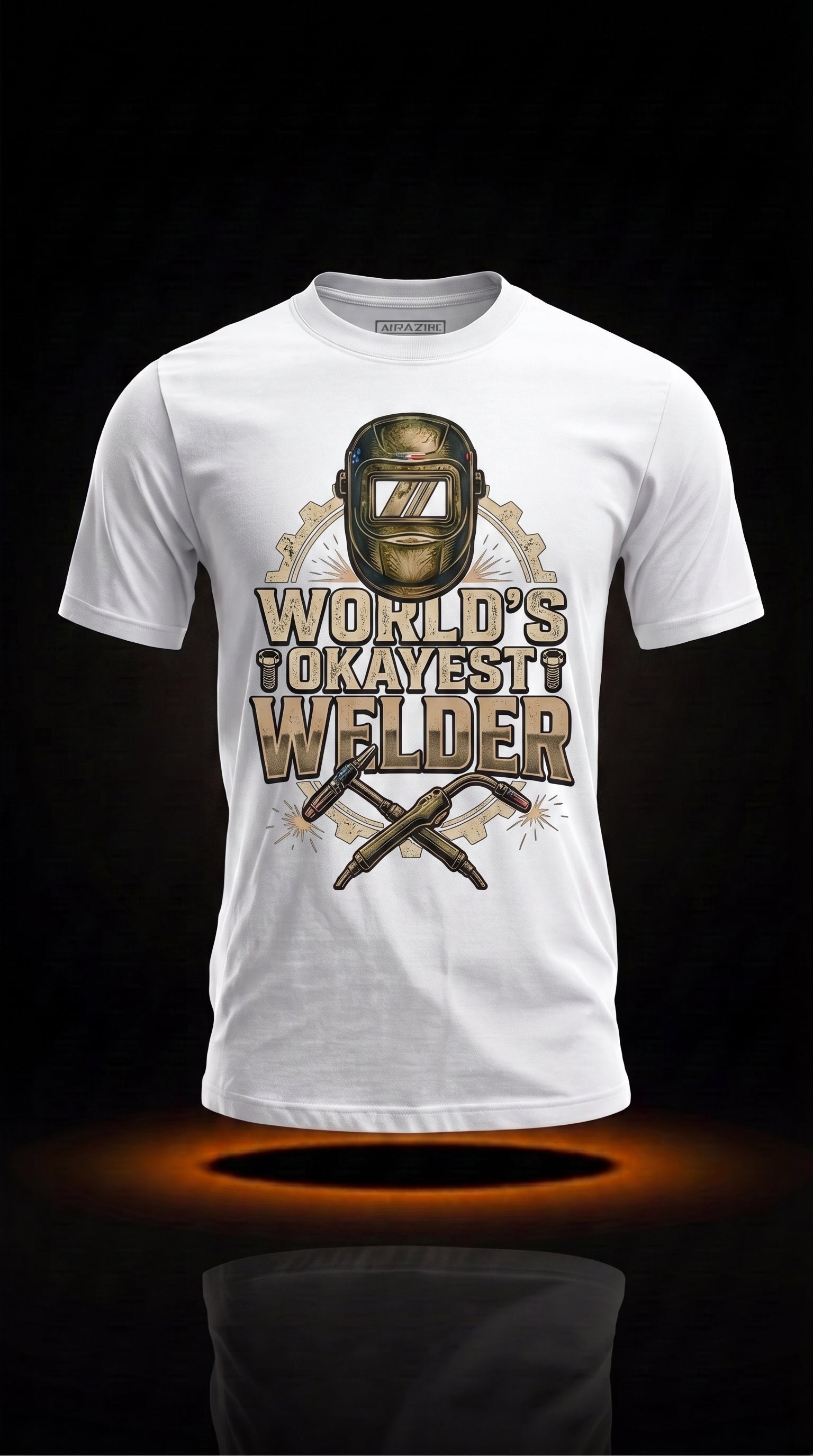 World's Okayest Welder T-Shirt | Funny Welder Gift