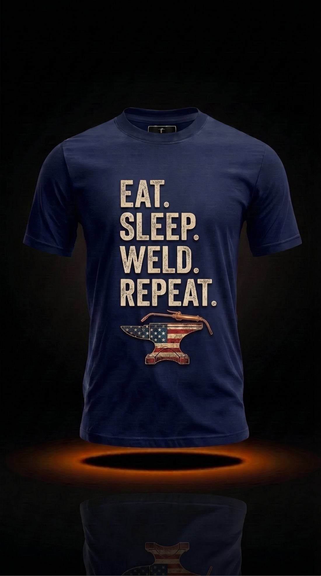 Eat. Sleep. Weld. Repeat T-Shirt | Funny Welder Gift